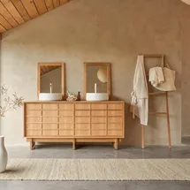 Tikamoon Waschtischunterschrank 170 x 0 x 0 cm Braun