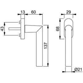HOPPE 0400/U30 F1 NA7503