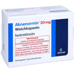 Aknenormin 20 mg Weichkapseln 50 St