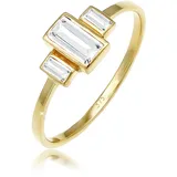Elli PREMIUM Verlobungsring Topas Edelstein Zart 375 Gelbgold 54 Damen