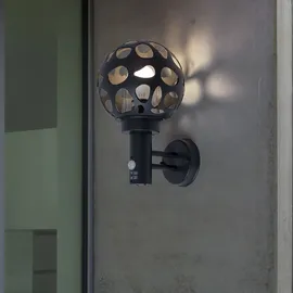 GLOBO Aussenlampe mit Bewegungsmelder (nicht inklusive) 32,7 cm anthrazit