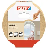 Tesa KURVEN Kreppband beige 38,0 mm