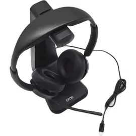 epos IMPACT 1061T ANC Stereo-Headset - MS-Teams-Version, Bluetooth (BTD 800a Adapter), BrainAdaptTM-Technologie, EPOS AITM, Adaptives Active Noise-Cancelling, inkl. Ladestation