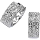 Diamonds by Ellen K. Creolen Gold 585 weiß 0,15ct. 0,25