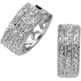 Diamonds by Ellen K. Creolen Gold 585 weiß 0,15ct. 0,25