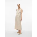 MAMA LICIOUS Mamalicious Evi Lia Ankle ärmelloses Midikleid - French Oak - XS