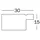 walther + design Beyond Bilderrahmen silber 29,7x42 cm 1 St.
