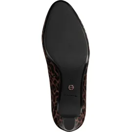 TAMARIS Damen Pumps mit Blockabsatz, braun, 41 EU