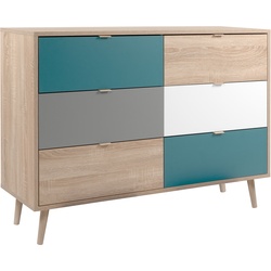 Finori Cuba 3 Kommode/Tricolor/Holzwerkstoff