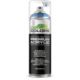 COLORS Premium Acrylic Sprühfarbe 400ml – Hochdeckender Sprühlack für Innen & Außen, Spraydose für DIY-Projekte - RAL 5012 - Lichtblau Glanz