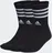 adidas 3-Streifen Cushioned Crew Socken 3 Paar Black / White 49-51