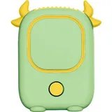 Tragbarer, Klingenloser Nackenventilator, Usb-aufladbar, Mini-tischventilator Im Taschenformat, Grüner Dämonen-typ