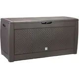 Prosperplast Gartenbaul 310 Liter Boxe Matuba 119 x 48 x 60 cm 1-tlg. Schokoladenfarbe