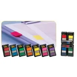 POST-IT Index Tape Flags 8Bk 680 sort. 680-P12 4Bk gratis
