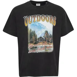 T-Shirt SOLID "T-Shirt SDHamood", Herren, Gr. XL, schwarz (true schwarz), Obermaterial: 100% Baumwolle CO., comfort fit, Shirts T-Shirt
