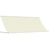 vidaXL Markise Einziehbar 400 x 150 cm creme