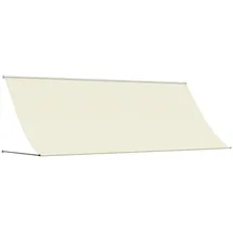 vidaXL Markise Einziehbar 400 x 150 cm creme