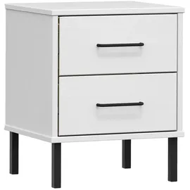 vidaXL Nachtschrank Oslo 40 x 30 x 50 cm Weiß