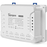 Sonoff 4CHPROR3 Elektroschalter Intelligenter Schalter Weiß
