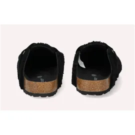 SHEPHERD Pantoletten Lammfell Schwarz 39