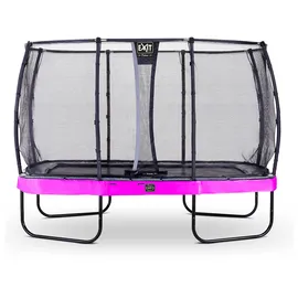 EXIT TOYS EXIT Elegant Premium Trampolin 244x427cm mit Deluxe Sicherheitsnetz - lila
