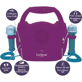 Lexibook Disney Frozen Light Bluetooth-Lautsprecher MP320FZZ