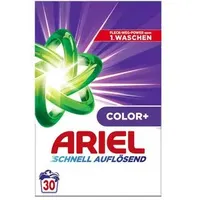 Ariel Waschmittel Color+ Colorwaschmittel, Pulver, schnell auflösend, 1,8kg, Waschladungen 30