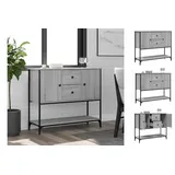 vidaXL Sideboard Grau Sonoma 100x36x85 cm Holzwerkstoff