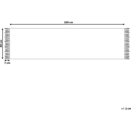 Beliani Teppich GARNI 300 cm