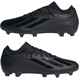 adidas X Crazyfast.3 Firm Ground Boots Fußballschuhe (Fester Untergrund), core Black/core Black/core Black, 48 2/3