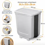 PRO PLUS Abfalleimer 8 l Faltbar