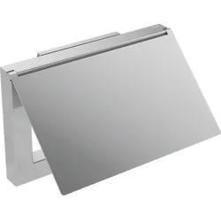 Papierrollenhalter System 900 Q mit Deckel (Ausführung: Papierrollenhalter Hewi System 900 Q mit Deckel chrom)