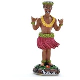 DIXIE STORE Wackelfigur Auto Lustig Hawaii Deko Auto - 10cm Wackelfigur Auto Gadget - Wackeldackel fürs Auto Deko Innen - Autos Spielzeug - Auto Innenraum Zubehör Innenraum Deko - Shaka Kane