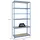 Proregal Schwerlastregal Metall 250x110x50 cm blau 6 Fachböden