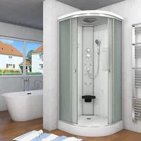 AcquaVapore Duschkabine Fertigdusche Dusche Komplettkabine D10-00M0 80x80 cm