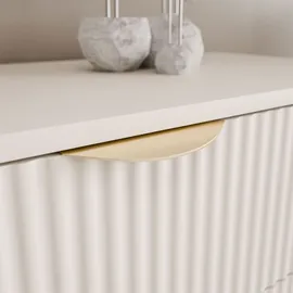 Lukmebel Kommode SCARLETT 6S 163 cm Beige / Gold
