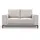 OTTO home Kompaktsofa Oland Mikrofaser 2-Sitzer Braun