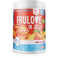 ALLNUTRITION Frulove In Jelly Peach - Zuckerfreie Marmelade - Marmelade ohne Zucker - 80% Jelly Fruit Kalorienarme Süßigkeiten - Fruchtaufstrich ohne Zucker - Brotaufstrich Vegan - 1000g