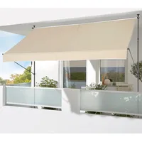 Konifera Klemmmarkise, Breite/Ausfall: 300/150 cm, beige