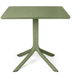 Nardi Clip 80 Gartentisch, 80 x 80 cm, agave