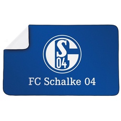 Schalke 04 Sporthandtuch, 80 x 130 cm blau