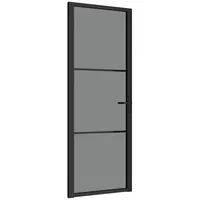 vidaXL Innentür rechts 76 x 201,5 cm schwarz