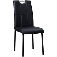 Hti-Living Stuhl Denton PU Schwarz