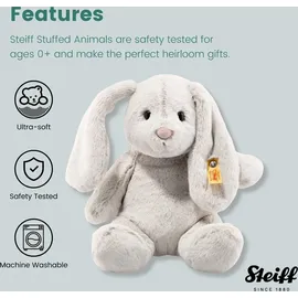 Steiff Soft Cuddly Friends Hoppie Hase 28 cm hellgrau