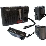 Trade Shop - Mini Radioportatile Radiolin Fm Ricaricabile Mp3 Usb Microsd Cmik938 -