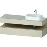 Duravit Waschtischunterschrank wandhängend „Qatego“ 160 × 60 × 55 cm