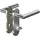 OGRO Kurzschildgarnitur CORE+ 8906 8 mm/7051K WC grau/silber