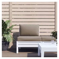 VidaXL Palettenkissen 2-tlg. Taupe Oxford-Gewebe