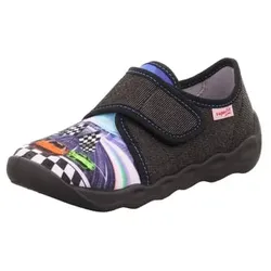 superfit Hausschuh Bubble Rennauto schwarz, 26