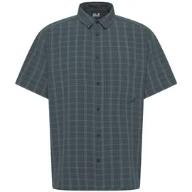 Jack Wolfskin Meseta Shirt Hemd kariert Dunkelblau XL